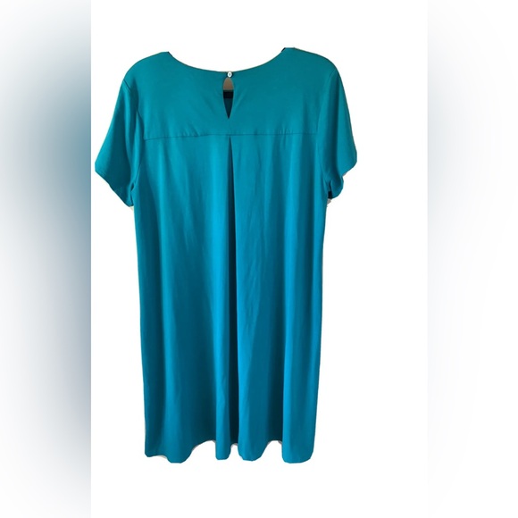J JILL Women’s WEAREVER Collection Teal Dress LP - Picture 2 of 8